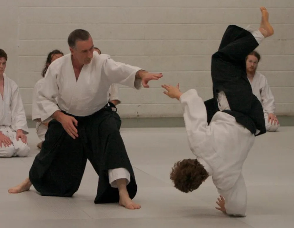 Sensei John Rogers, head of the Irish Aikido Federation