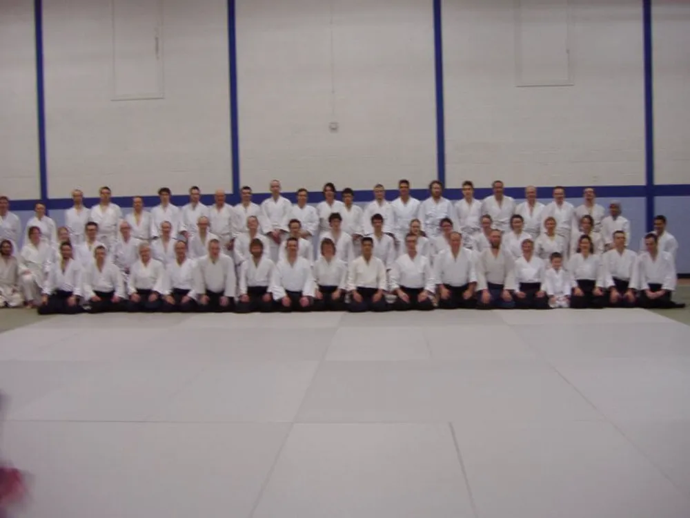 Sitting after training at Maynooth course