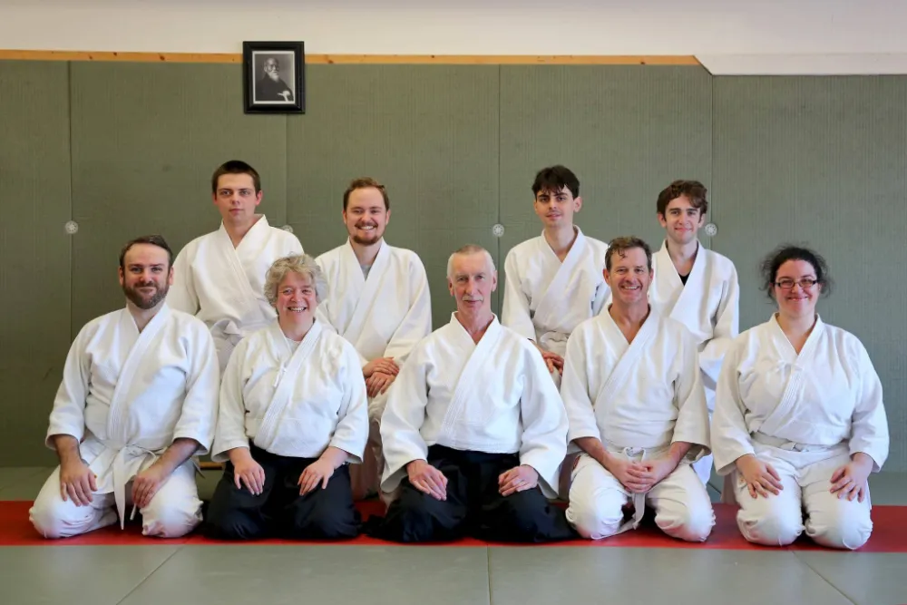 Sitting after training at Galway course