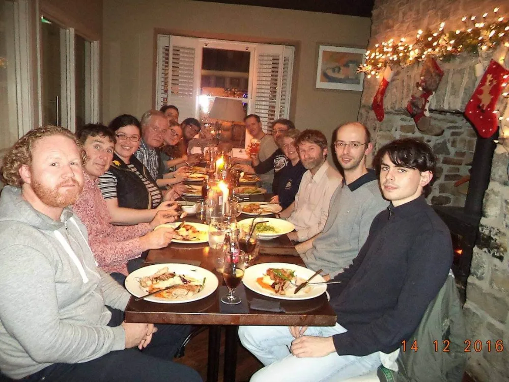 Aikido dinner social in Maynooth